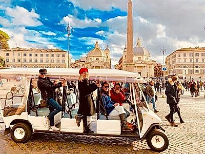 Golf Cart Around Rome Private Tour